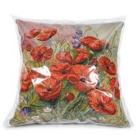 Подушка лавандовая 38*38 "Маки и С любовью"