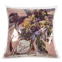 Подушка можжевелово-лавандовая 38*38 "Маки и С любовью"