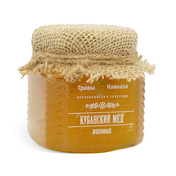 Мед кубанский липовый, 350 гр