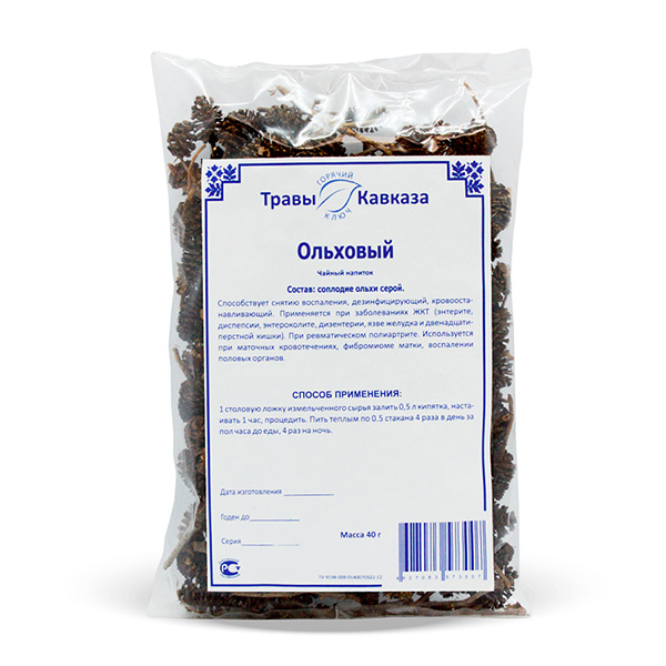 Ольховый (соплодия), 40 гр. Ольховый (соплодия), 40 гр.