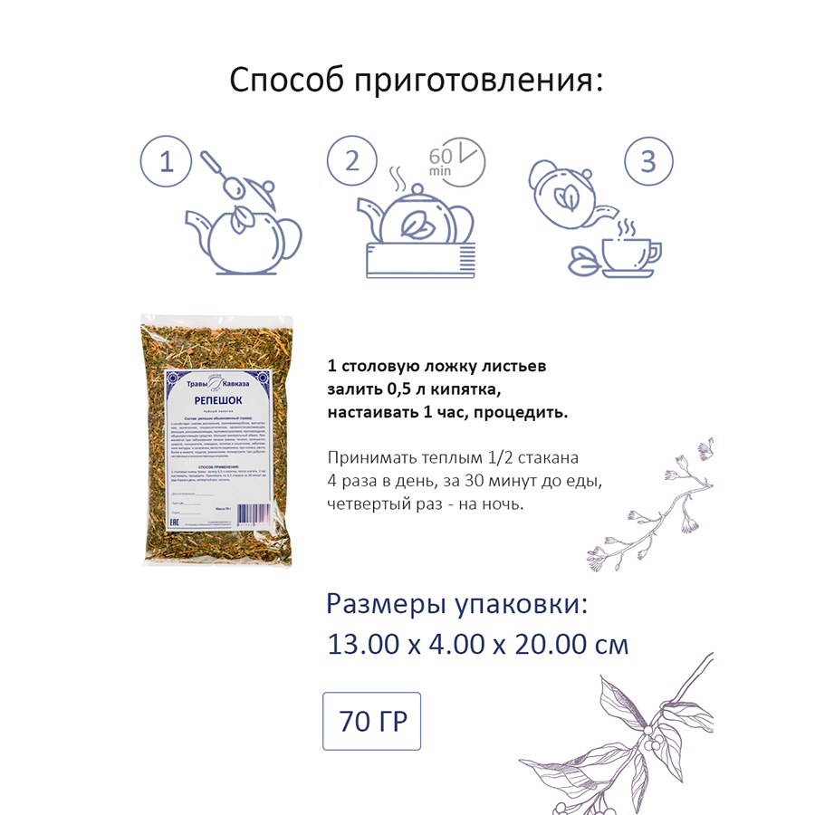 Репешок (трава), 70 гр Репешок (трава), 70 гр