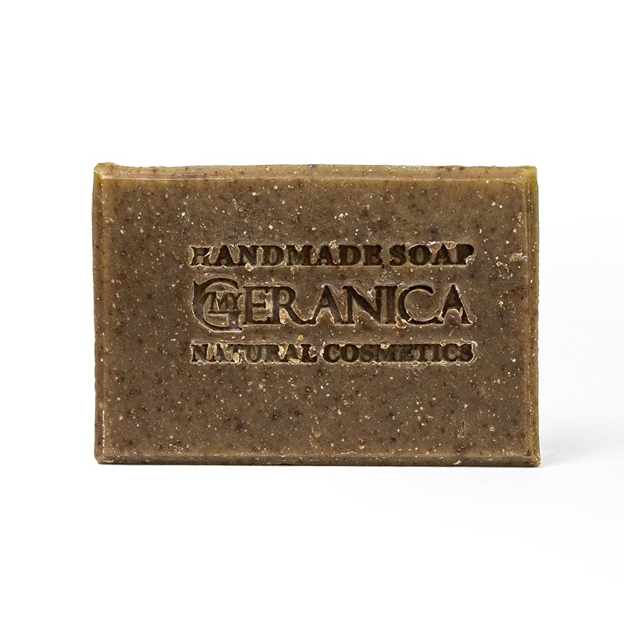 My Geranica / Мыло ручной работы №3 "РОЗМАРИН, СПИРУЛИНА", 100 гр.