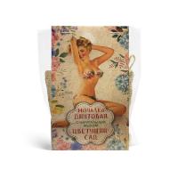 Мочалка джутовая с натуральным мылом "Цветущий сад", 100 г