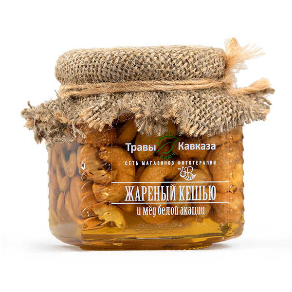 Жареный кешью в меду, 300 гр