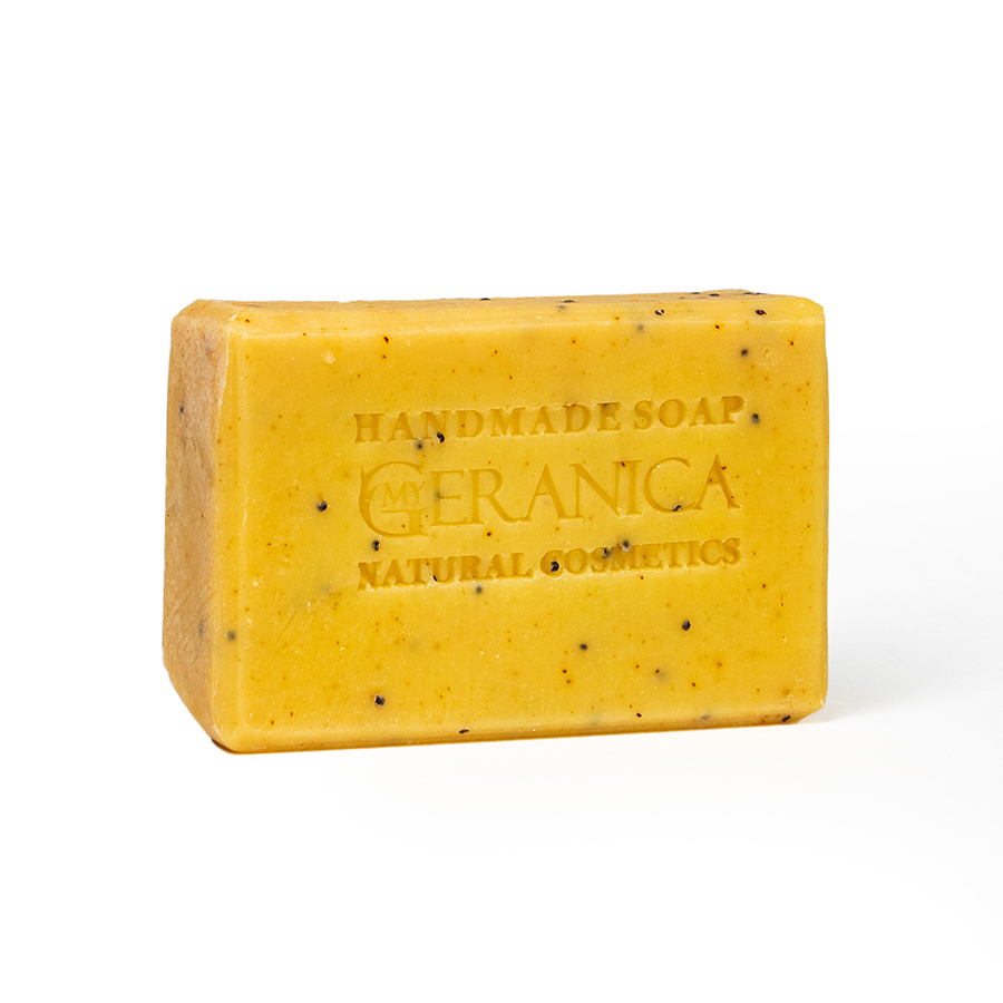 My Geranica / Мыло ручной работы №4 "МОРКОВЬ, КУРКУМА", 100 гр.