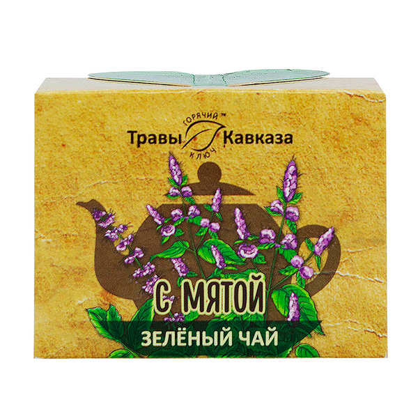 Чай зеленый с мятой, 50 гр