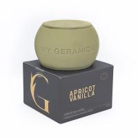 My Geranica / Свеча натуральная соевая "Apricot Vanilla", 110 мл