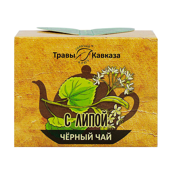 Чай черный с липой, 50 гр