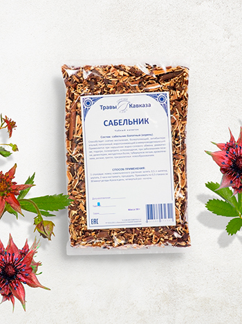 Корень сабельника для настойки Корень сабельника